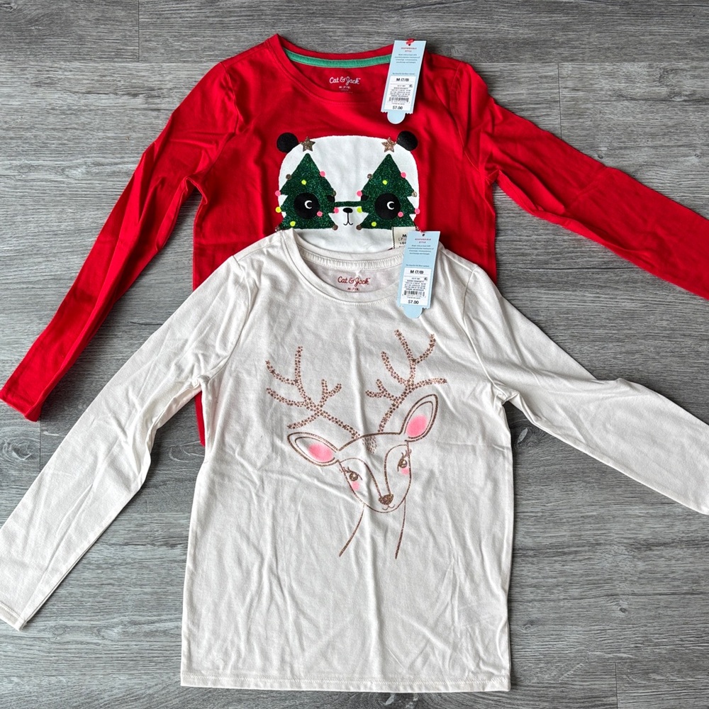 Cat & Jack New With Tag Kids Long Sleeve Tees